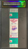 1974 Game 4 NLCS Full Ticket MLB Clincher Dodgers vs Pirates icert NM MT 8.5