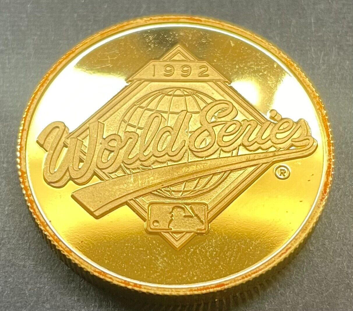 Officially Licensed MLB Champions Acrylic Gold Coin