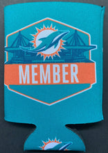 Load image into Gallery viewer, 2023 NFL Miami Dolphins Football Season Ticket Member - Pin + Beer sleeve+Magnet
