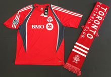 Load image into Gallery viewer, Toronto FC Adidas Soccer Jersey Size XL + Official MLS Football Club Scarf
