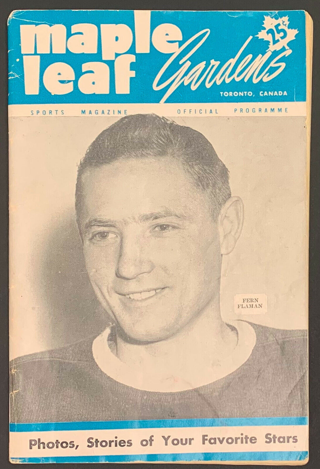 1951 Maple Leaf Gardens NHL Playoff Hockey Program Game 4 Semi Finals Bruins