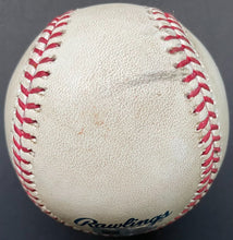 Load image into Gallery viewer, 2015 MLB Game Used Ball Toronto Blue Jays v Tampa Bay Rays Dickey MLB Holo
