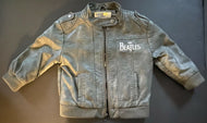 The Beatles Embroidered Toddlers Faux Leather Jacket Size 2T Music Outerwear