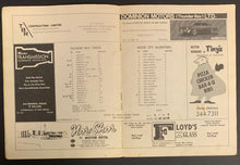 Load image into Gallery viewer, 1972 USHL Hockey Program Thunder Bay vs Sioux City Musketeers Vintage

