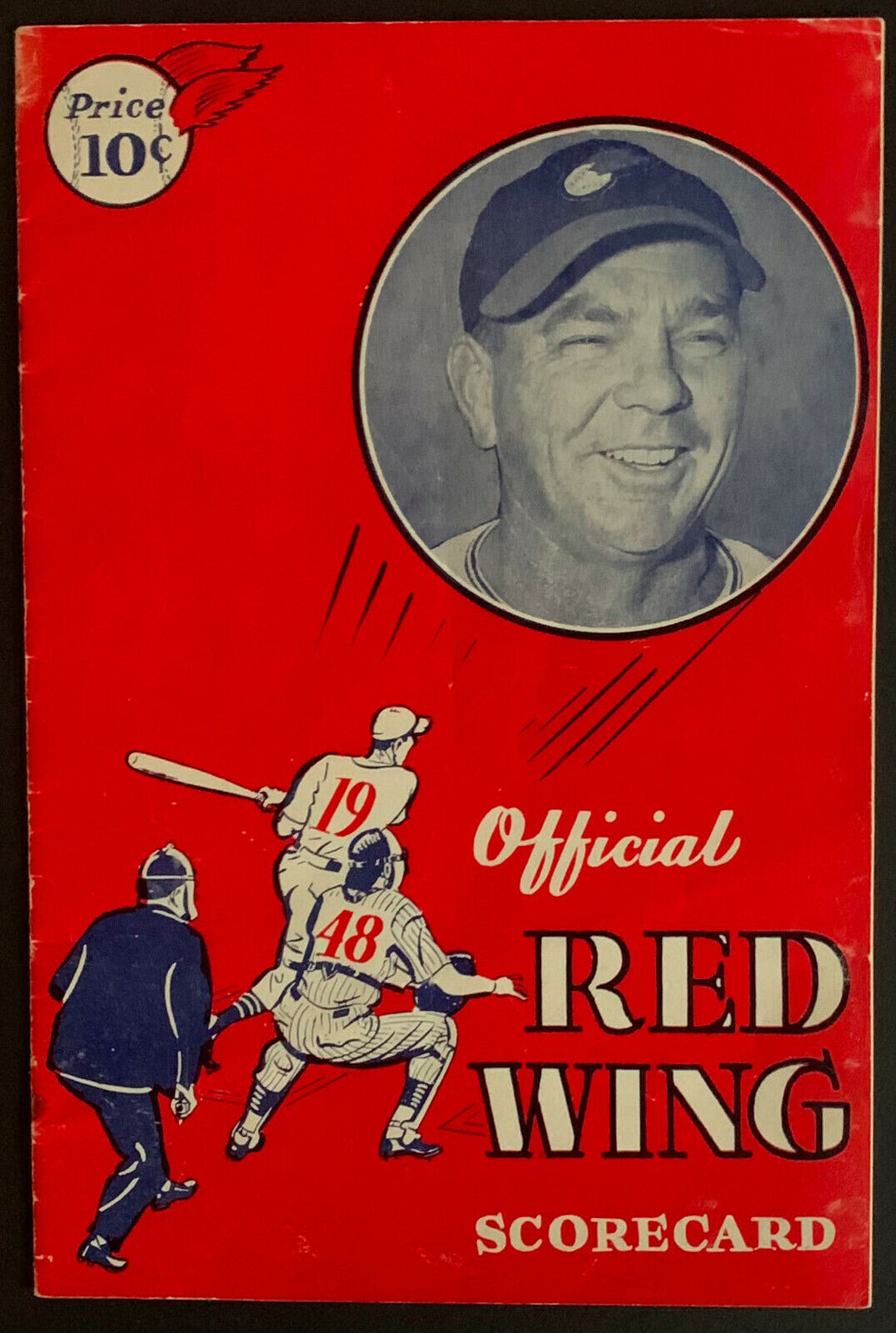1948 Rochester Red Wings Baseball Scorecard AAA Program vs Newark Bears