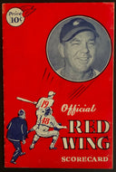 1948 Rochester Red Wings Baseball Scorecard AAA Program vs Newark Bears