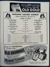 Load image into Gallery viewer, 1942 Heavyweight Championship Boxing Program Madison Square Garden Louis v Baer
