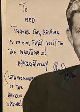 Load image into Gallery viewer, Signed Vintage Photo Rudy Vallee Musician Actor Autographed Teen Idol JSA Retro
