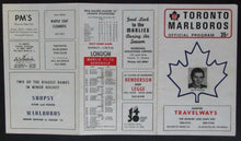 Load image into Gallery viewer, 1971 Maple Leaf Gardens OHA Major Jr A Program Toronto vs Hamilton Red Wings
