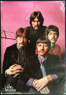 Vintage c1967 Beatles Poster SGT Peppers Original Italian Art Grafiche Ricordi