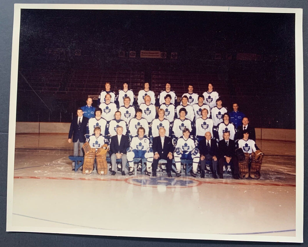 1980-81 Toronto Maple Leafs Type 1 Team Photo NHL Hockey Vintage Darryl Sittler