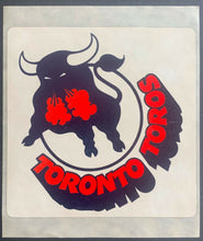 Load image into Gallery viewer, 1974 Unused WHA Hockey Decal Toronto Toros Defunct Team Issued Sticker Vintage
