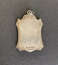 Load image into Gallery viewer, Early 1900s Vintage Canadian Sterling Silver Baseball Medal Ellis Bros
