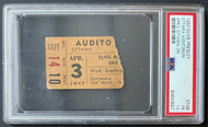 1957 Elvis Presley Ottawa Concert Ticket Stub POP 1 PSA 1.5 Extremely Rare Music