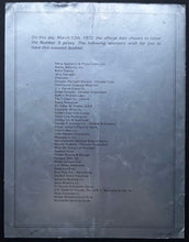 Load image into Gallery viewer, 1972 Gordie Howe #9 Jersey Retirement Program Detroit Olympia Stadium NHL HOF
