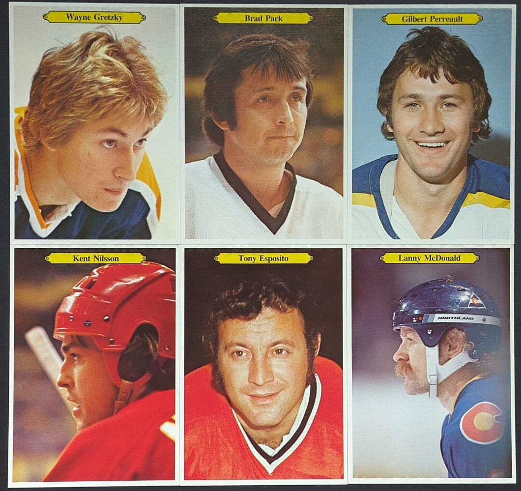 1980-81 O-Pee-Chee Giant Photo Full Set NHL Hockey Complete 24 Cards OPC Gretzky