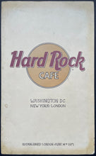 Load image into Gallery viewer, 1980s Hard Rock Cafe Original Menu Vintage Food Restaurant
