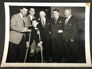 1958 Maurice Richard + Conn Smythe Sports Celebrity Dinner Photo Ontario NHL