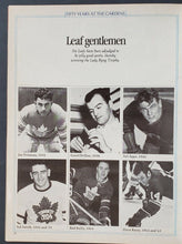 Load image into Gallery viewer, 1981 Maple Leaf Gardens 50th Anniversary NHL Program Toronto Leafs vs Red Wings
