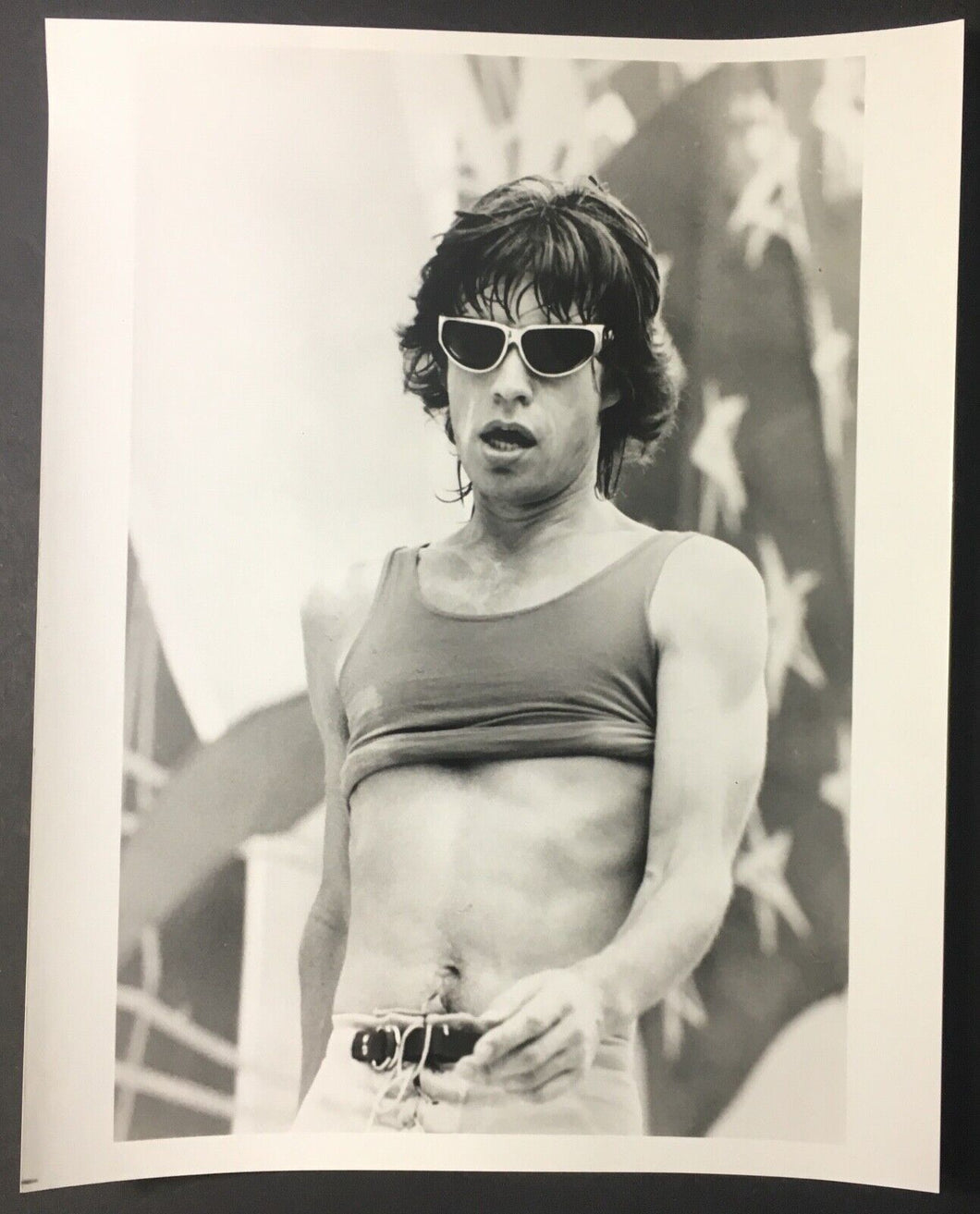 1970's Mick Jagger Photo Portrait Rolling Stones Vintage Music 8 x 10