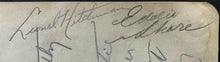 Load image into Gallery viewer, 1936-37 Vintage Signed NHL Hockey 16 Boston Bruins 8 Hall Of Famers Autographed
