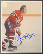 Yvan Cournoyer Autographed Montreal Canadiens NHL Hockey Photo Signed HOFer
