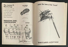 Load image into Gallery viewer, 1968-69 Detroit Red Wings NHL Hockey Yearbook Gordie Howe Cover Vintage
