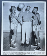 Load image into Gallery viewer, 1960&#39;s Harlem Globetrotters Vintage Publicity Photo Meadowlark Lemon + Pop Gates
