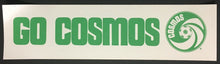 Load image into Gallery viewer, Vintage NASL New York Cosmos Soccer Bumper Sticker Decal Football Club Unused
