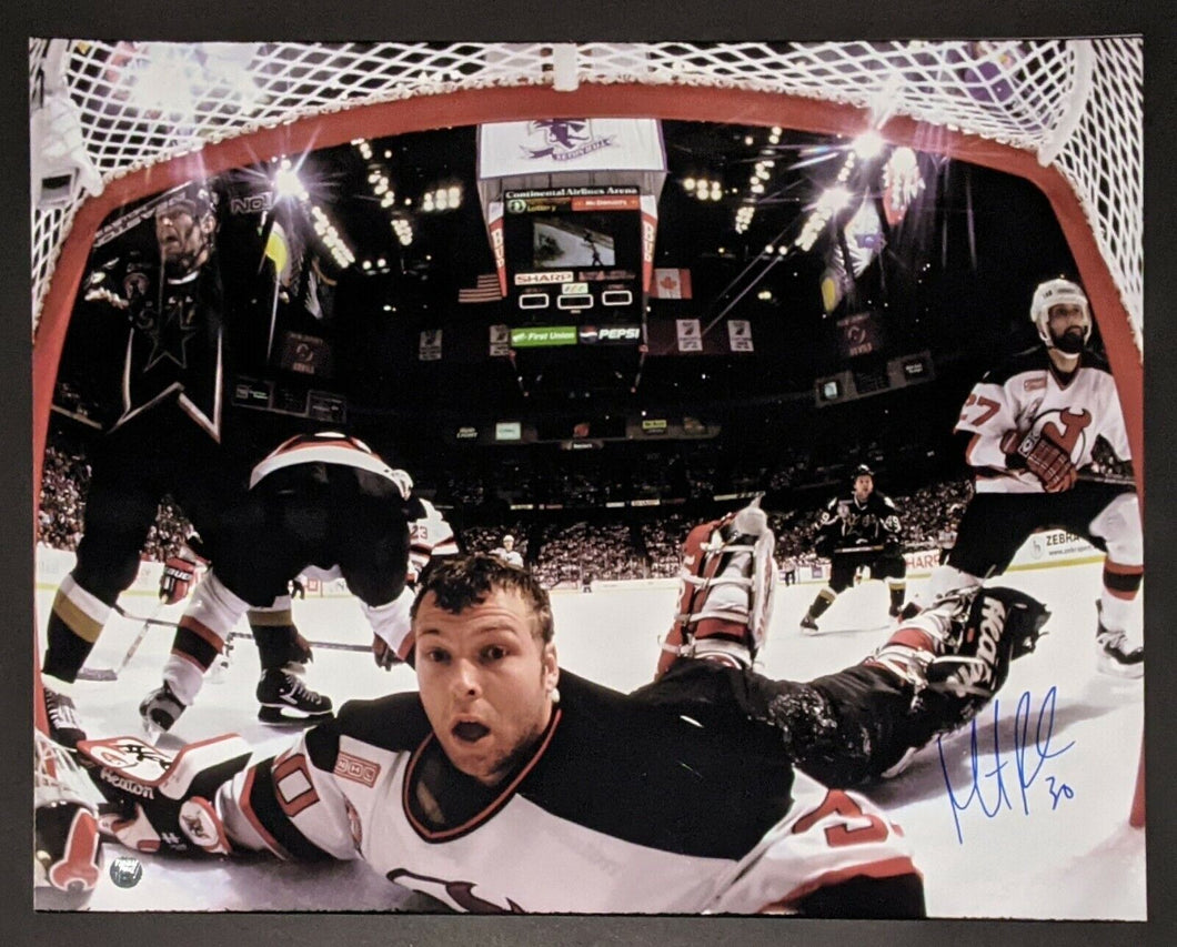 Martin Brodeur Signed Netcam Photo New Jersey Devils Large Autograph HOF NHL