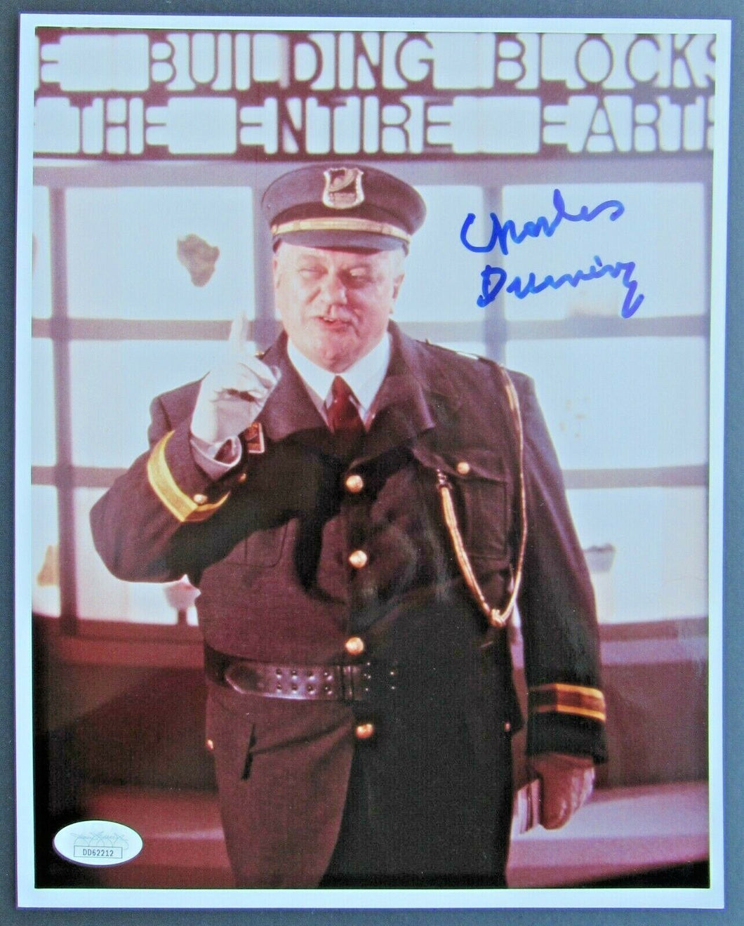 Actor Charles Durning Autographed Movie Still Photo Signed JSA Authenticated
