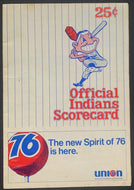 May 24 1970 Cleveland Indians vs. New York Yankees MLB Program Baseball Vintage