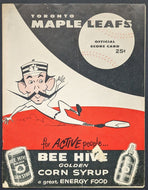 1956 Toronto Maple Leafs Baseball vs Richmond Virginians Program Vintage Sports