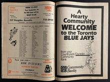 Load image into Gallery viewer, 1977 Toronto Blue Jays Inaugural Season Spring Training Program MLB Baseball VTG
