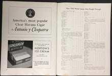 Load image into Gallery viewer, 1943 World Series Program Yankee Stadium New York vs St Louis Cardinals MLB
