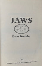 Load image into Gallery viewer, Jaws First Edition Author Peter Benchley Autographed Signed Book JSA LOA Vintage
