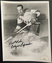 Load image into Gallery viewer, Edgar Laprade Autographed Signed Photo New York Rangers Hockey NHL Vintage JSA
