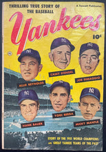 Load image into Gallery viewer, 1951 New York Yankees Fawcett Comic World Series Champion Mantle DiMaggio MLB
