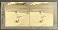 1920s Keystone Stereoview Card Bobby Jones Golf Photo Winged Foot Country Club