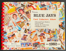 Load image into Gallery viewer, 1982 Toronto Blue Jays Card Collectors Album + Pictured Card Holders + Price
