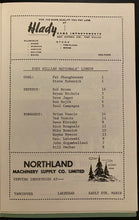 Load image into Gallery viewer, 1967 Fort William Minor Hockey Program Toronto Maple Leafs Oldtimers v Lakehead
