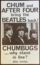 Load image into Gallery viewer, 1966 The Beatles Package Incl Concert Tour Program Ticket Chum Chart Set List
