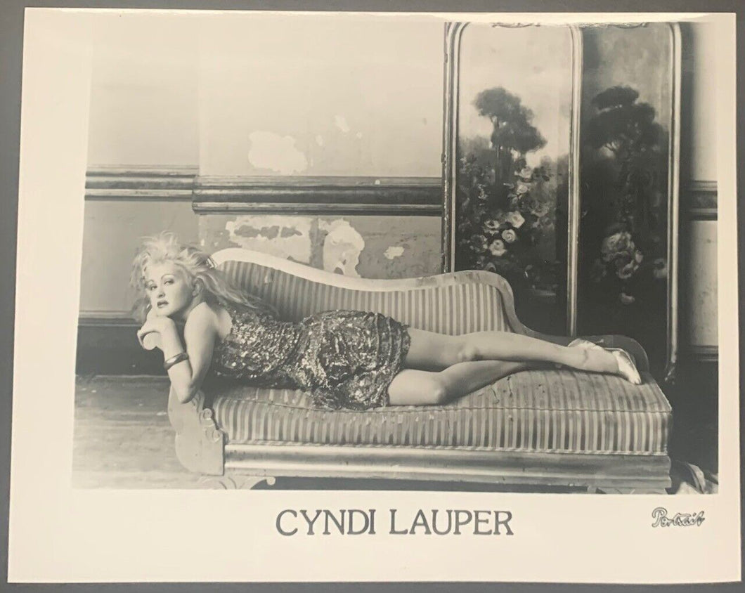 Cyndi Lauper Portrait Records Promotional Photo Publicity Celebrity Music VTG