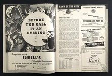 Load image into Gallery viewer, 1947 Chicago Stadium Hockey Program Detroit Red Wings vs Chicago Blackhawks NHL
