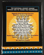 Load image into Gallery viewer, 1997 Official Program NHL All Star Game VIP Reception San Jose Vintage Hockey
