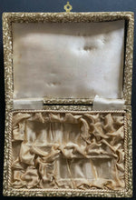 Load image into Gallery viewer, Napkin Rings Portugal Vintage Pair 833 Silver Raised Relief Image Antique
