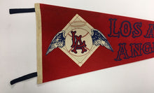 Load image into Gallery viewer, 1960's Los Angeles Angels Baseball Felt Pennant Vintage MLB Full Size 30"
