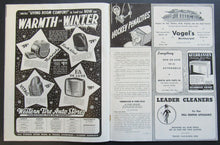 Load image into Gallery viewer, 1947 Chicago Stadium Rare NHL Program Chicago Blackhawks vs Toronto Maple Leafs
