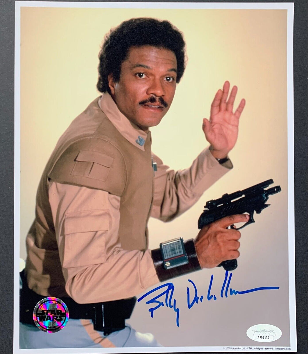 Billy Dee Williams Lando Calrissian Autographed Photo JSA COA Star Wars Movies