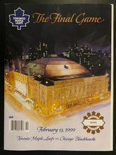 Load image into Gallery viewer, 1999 Autographed Last Maple Leaf Gardens Hockey Game Program Signed x4 Bower JSA
